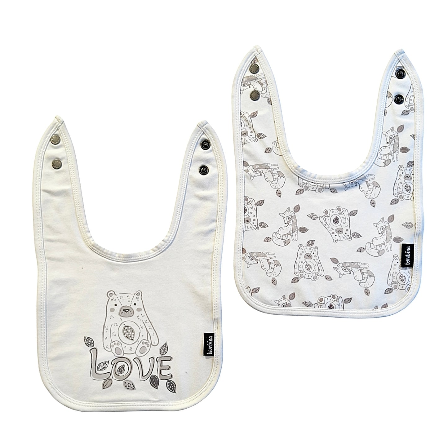 Bearkin Gift 2 x pack Bibs