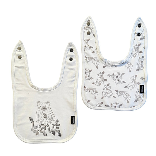 Bearkin Gift 2 x pack Bibs