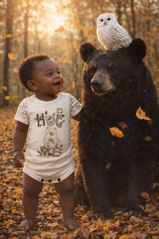 Willow Bear Short sleeve Bodysuit