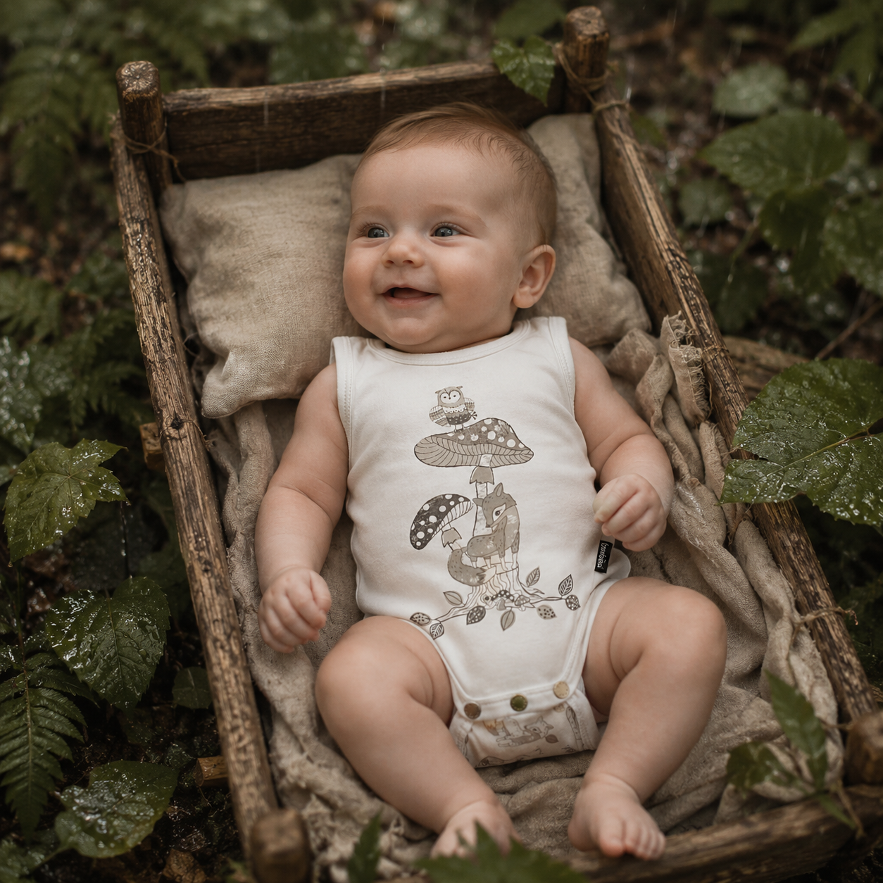 Foxglove sleeveless Bodysuit