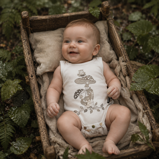 Foxglove sleeveless Bodysuit