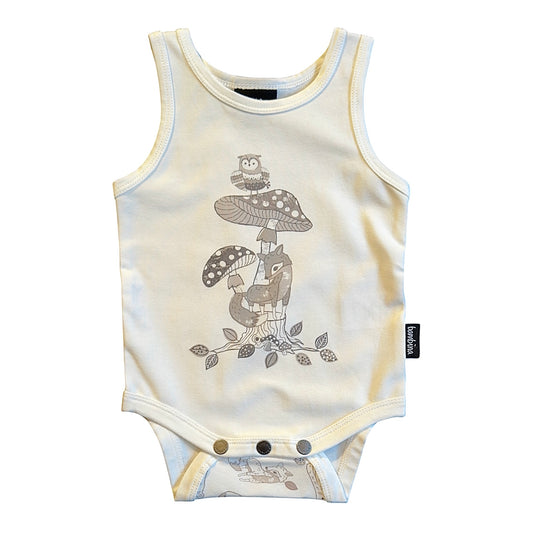 Foxglove sleeveless Bodysuit